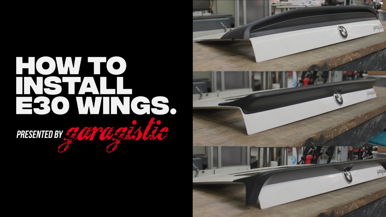 How To Install a Wing/Spoiler on Your E30 | Mtech 1, Mtech 2, & Alpina