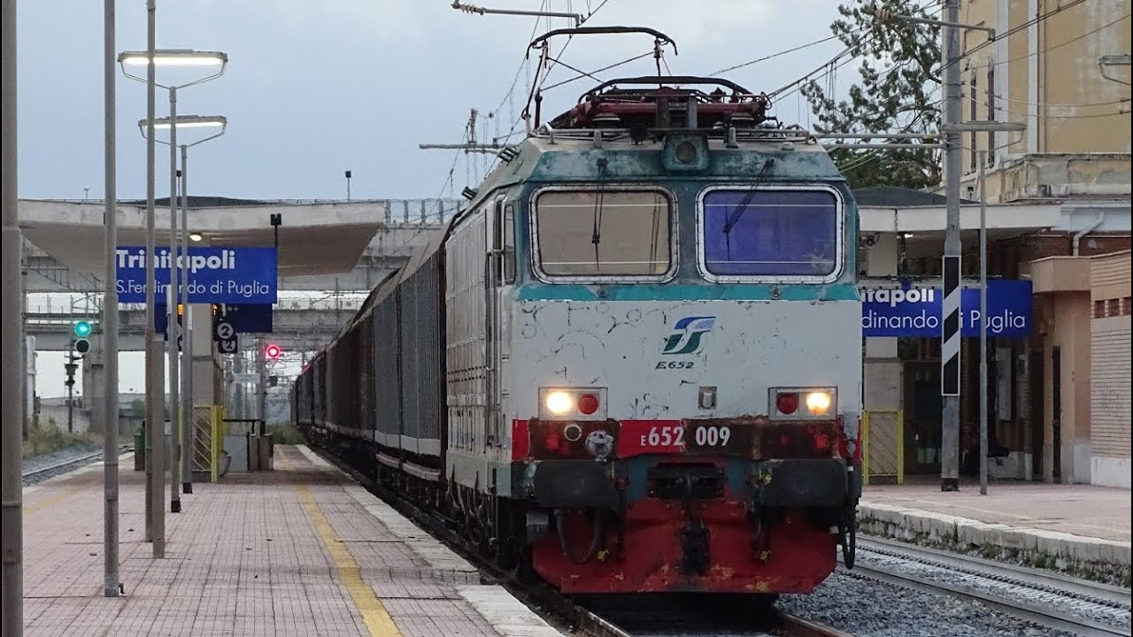 TRENI IN TRANSITO ALLA STAZIONE DI TRINITAPOLI: DIAGNOSTICO “ARCHIMEDE”, TRENI MERCI & ALTRO