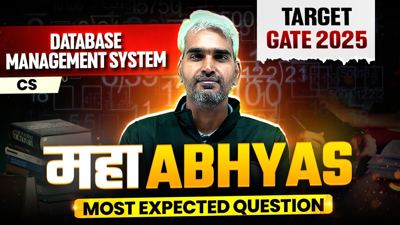Database Management System OneShot | CS & IT Most Expected Questions | MahaAbhyas | Target GATE 2025