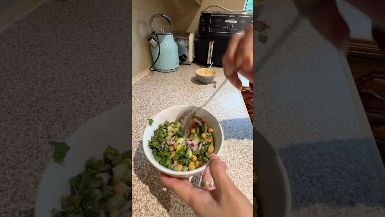 Healthy Brunch !! #asmr #salad #cooking  #ytshorts
