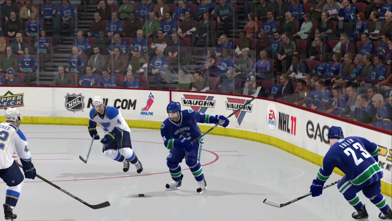 Round 1 - Canucks vs Blues | NHL 11