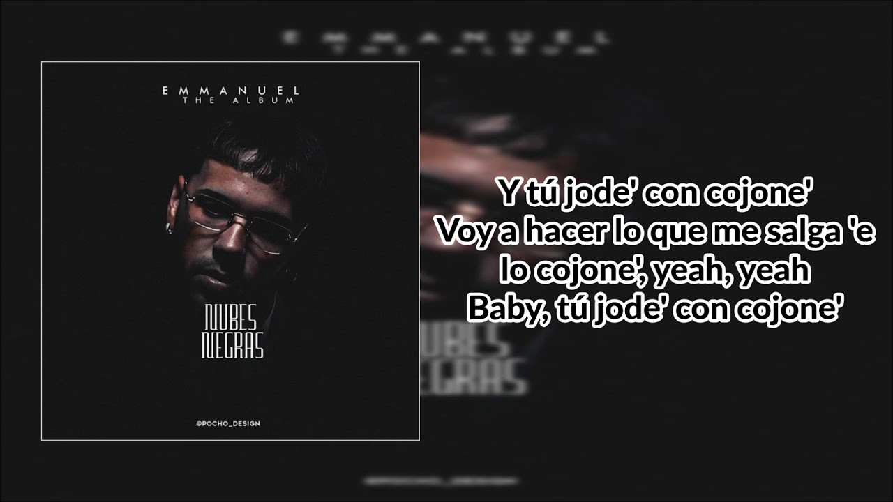 Nubes Negras - Anuel AA (LETRA)