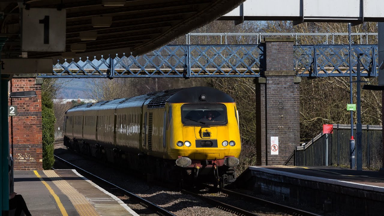 Trains at Leominster, 25th March 2016