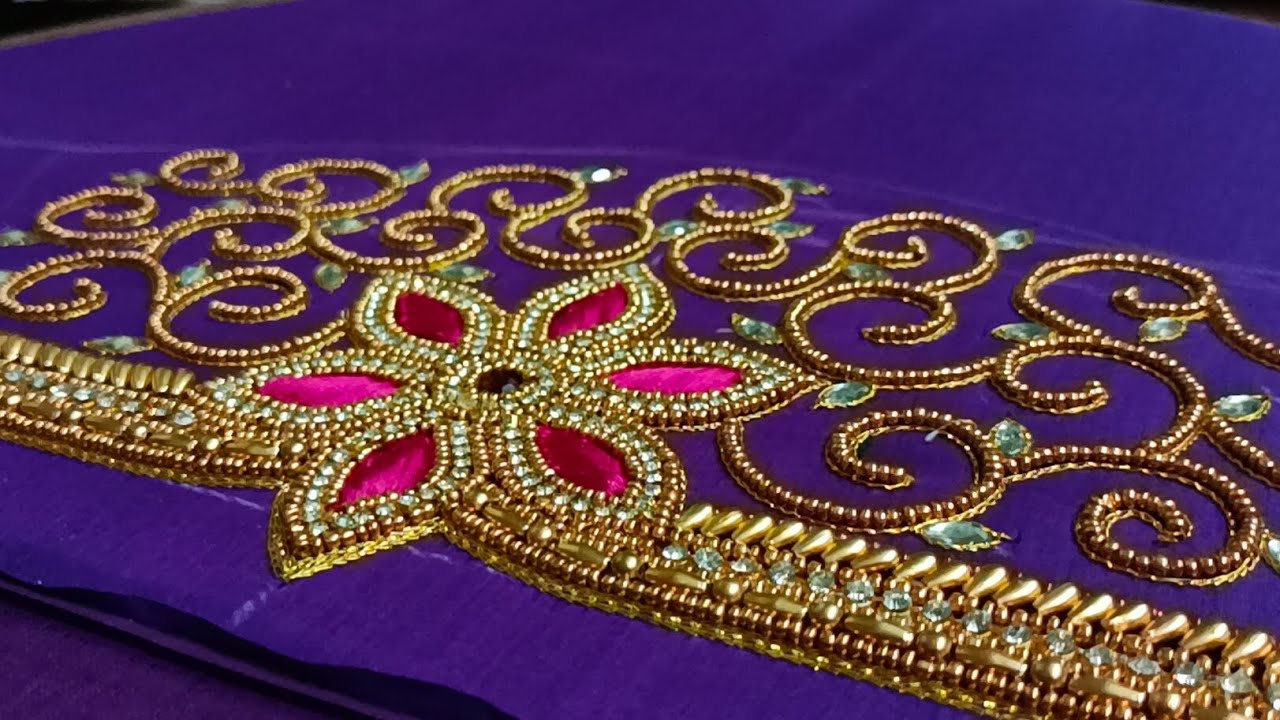 Bridal blouse sleeve designing