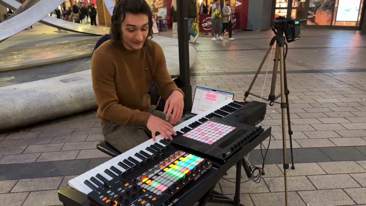 I played an EDM banger in the middle of Belfast 