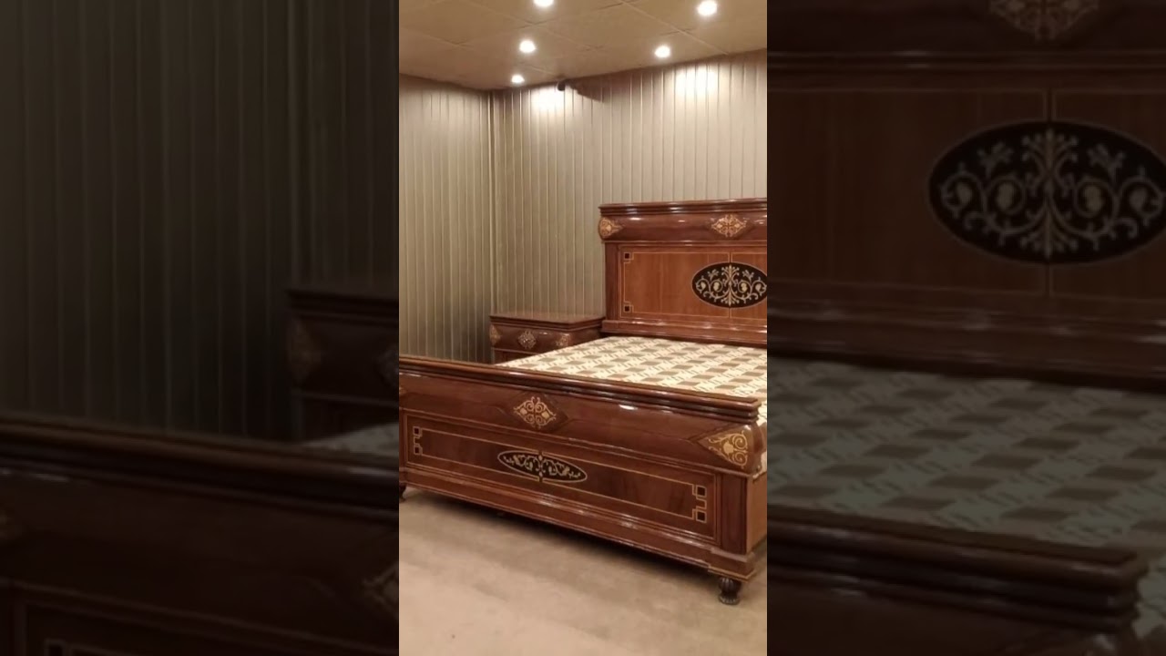 chinioti simple bed set.03317704243. #chinioty furniture #chiniot furniture market