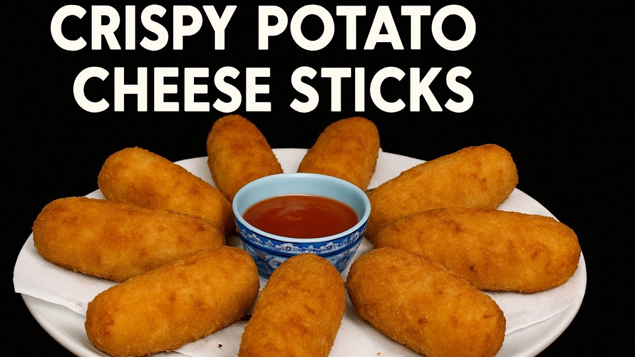Crispy Potato Cheese Sticks Recipe | Perfect Snack | Easy & Delicious #CheeseLovers #CrispySnacks