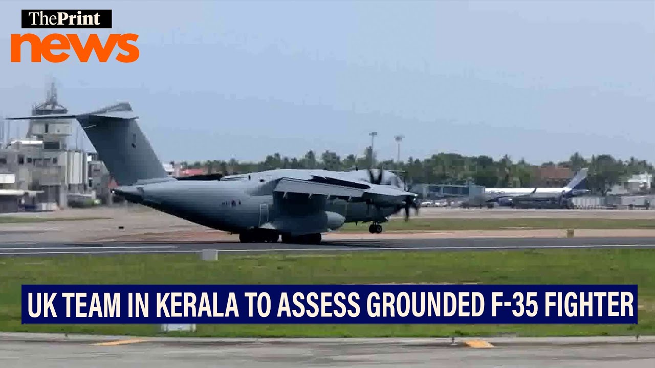 UK technical experts arrive in Kerala to assess grounded UK F-35 fighter jet