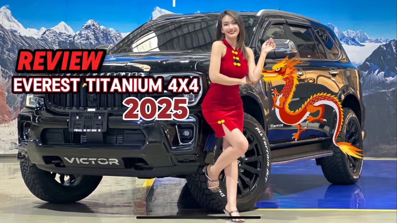 Everest titanium 4x4 ปี2025 +ชุดแต่งvictor รอบคัน แม็กยางขอบ20 ไม่ต้องยก เซลล์มิ้นท์ 0896393541
