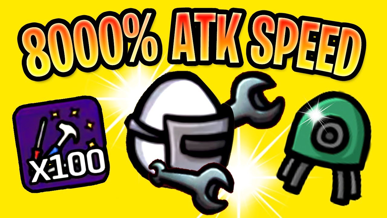8000% скорость атаки турелей! | Brotato Modded