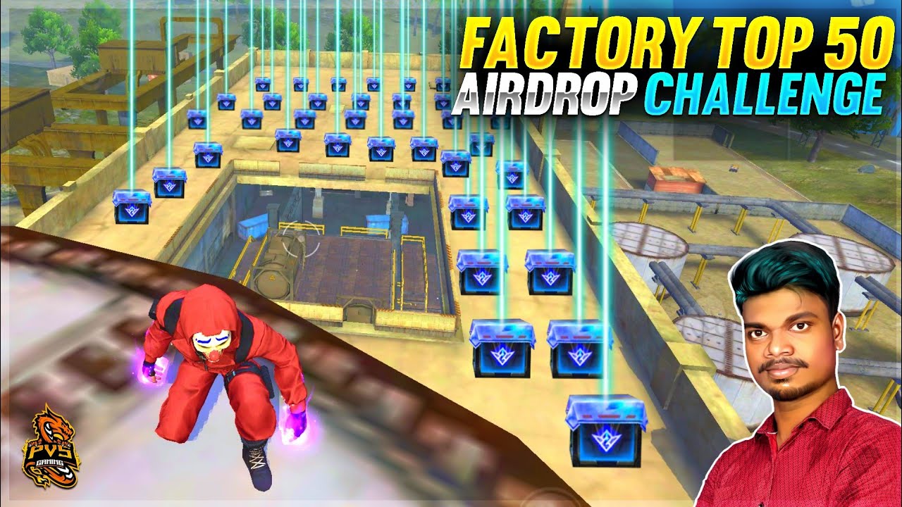 Free Fire Factory Top 50 Airdrop Challenge / Fun Match Tamil - Garena Free Fire