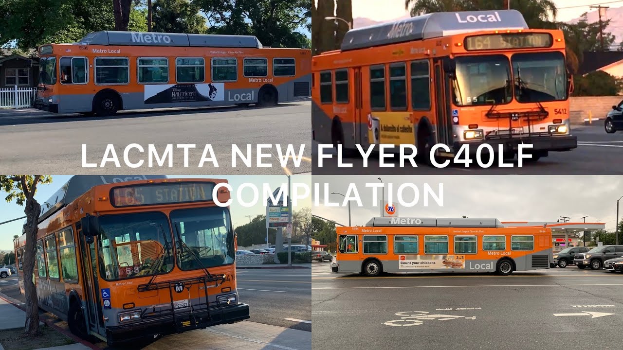 LACMTA New Flyer C40LF Compilation