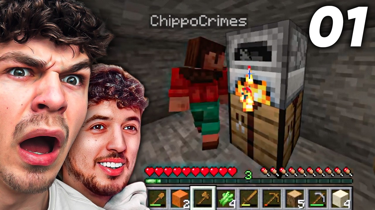 AB и Чип играют в MINECRAFT - НОВЫЙ МИР (#1)
