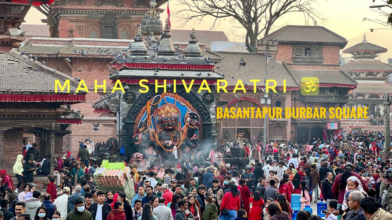 MAHA SHIVARATRI at Kathmandu Durbar Square and PASHUPATINATH 🕉️