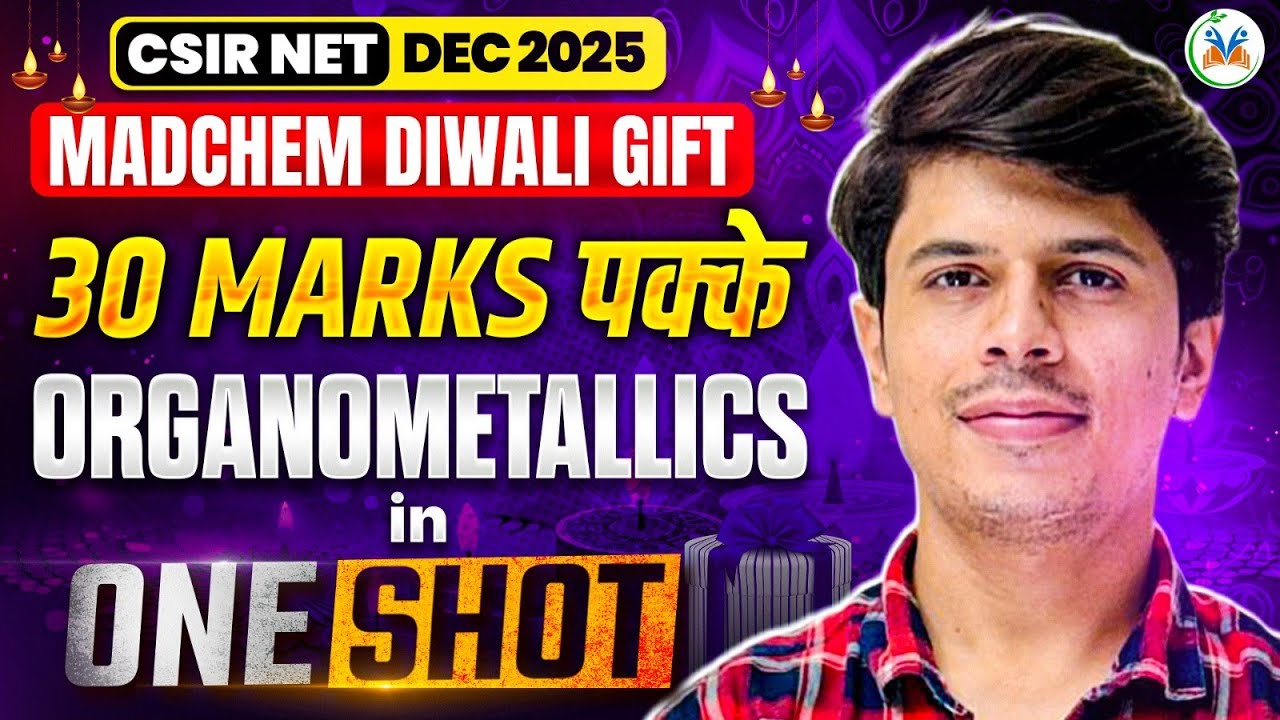 Organometallics in One Shot | Organometallic Chemistry for CSIR NET | CSIR NET Chemistry Preparation