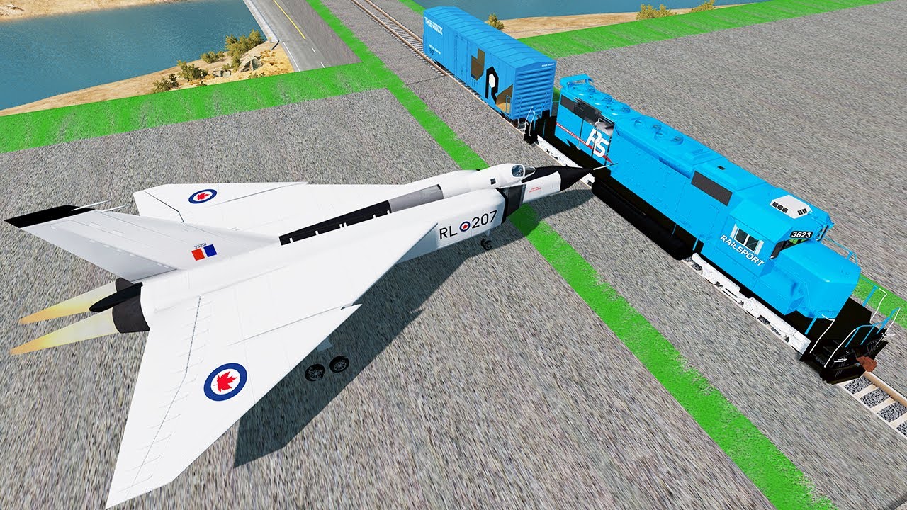 Crazy High Speed Train Accidents Vs. Airplanes taking off | BeamNG Drive Accidents - Dancing Cars