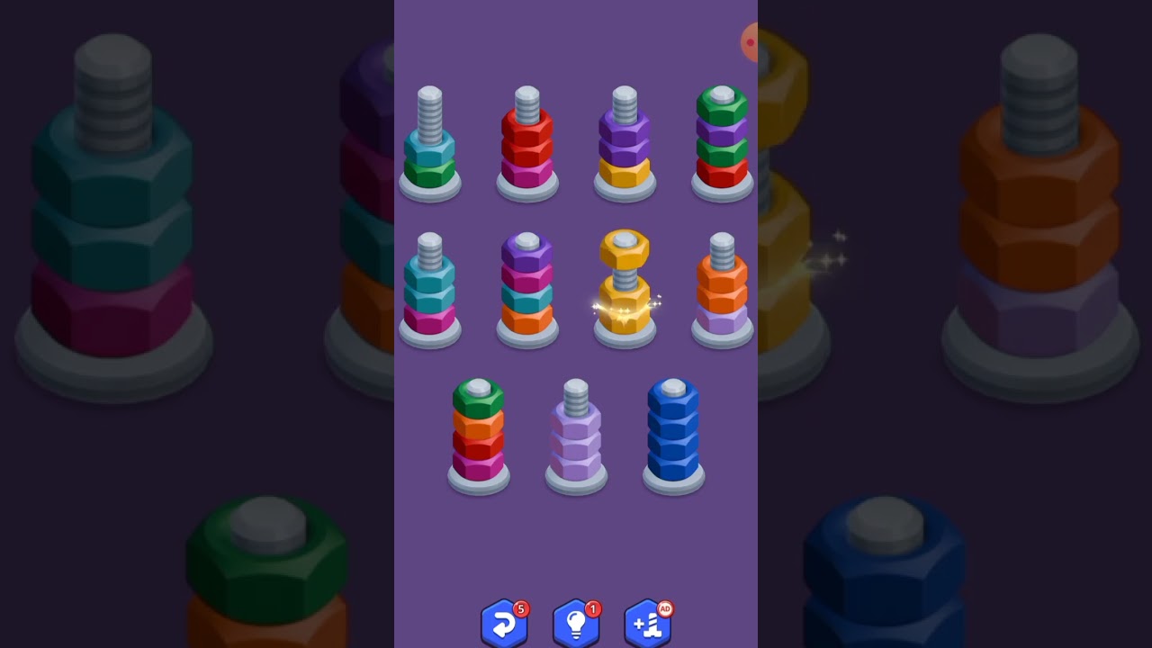 Nut Sorting Challenge - Master Level 75