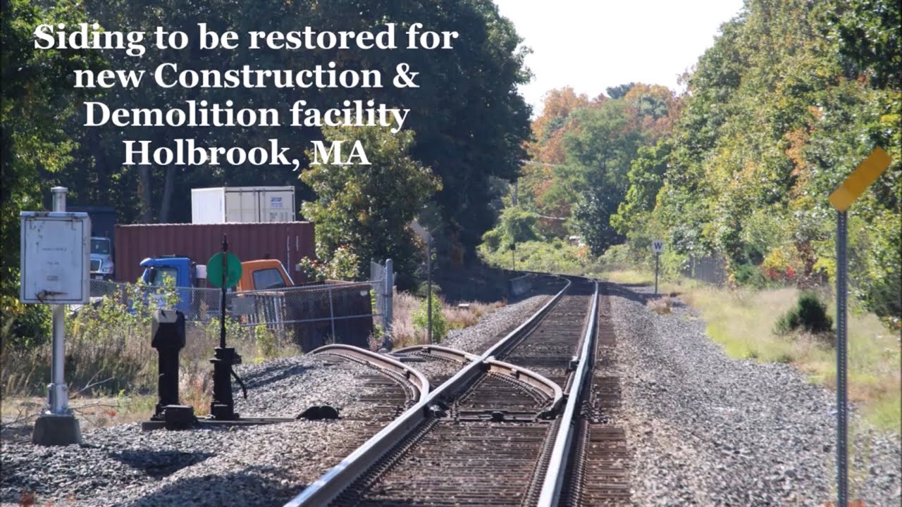 Abandoned spur to be restored & expanded - Holbrook, MA - 10/12/2022