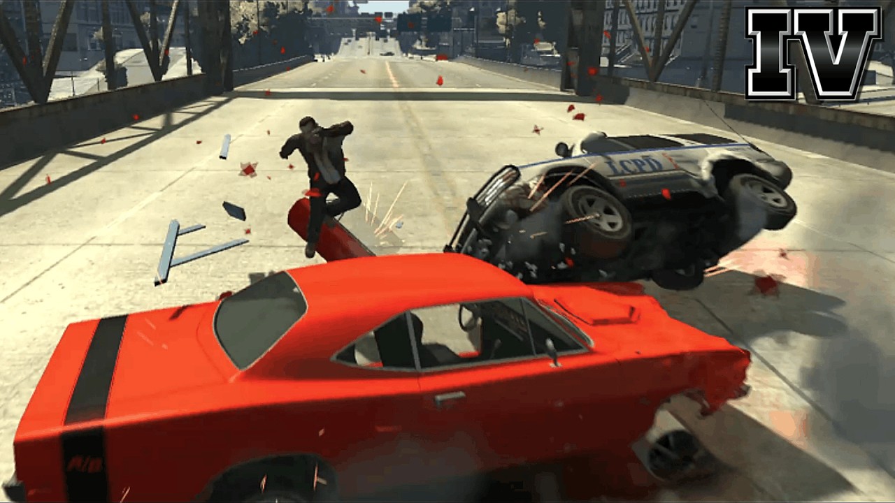 GTA IV - Crashes, Bailouts, Ragdolls & Fails Compilation #84 [1080p]