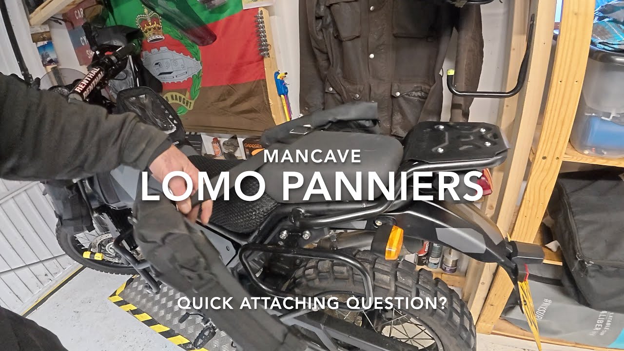 ManCave; LOMO  Pannier atttaching question?