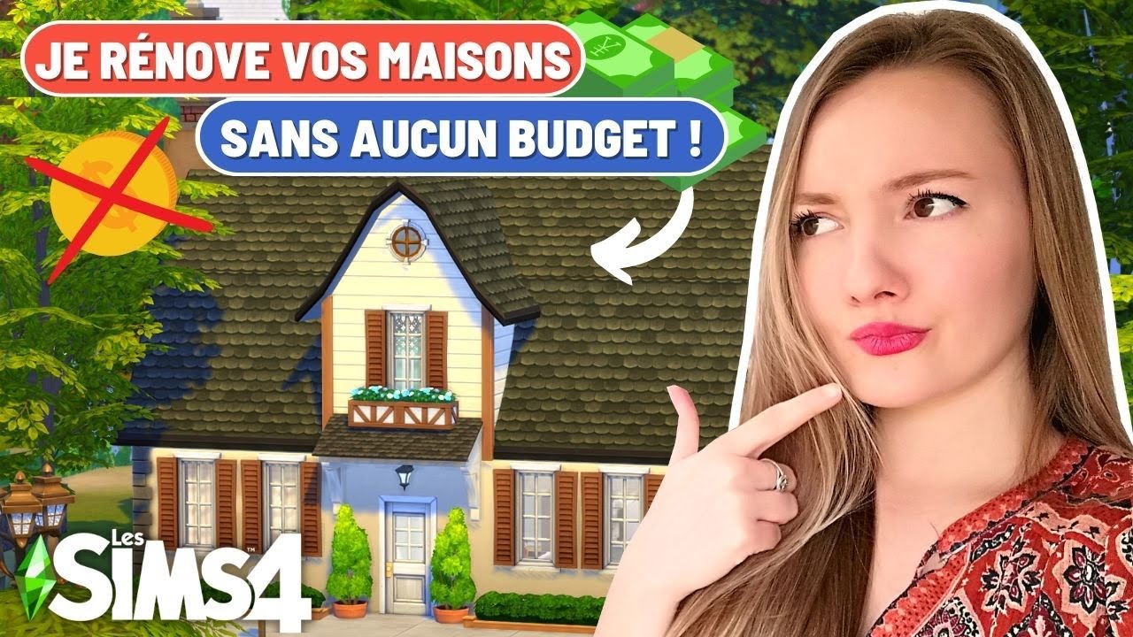Je rénove VOS maisons SANS AUCUN BUDGET 💲 SIMS 4