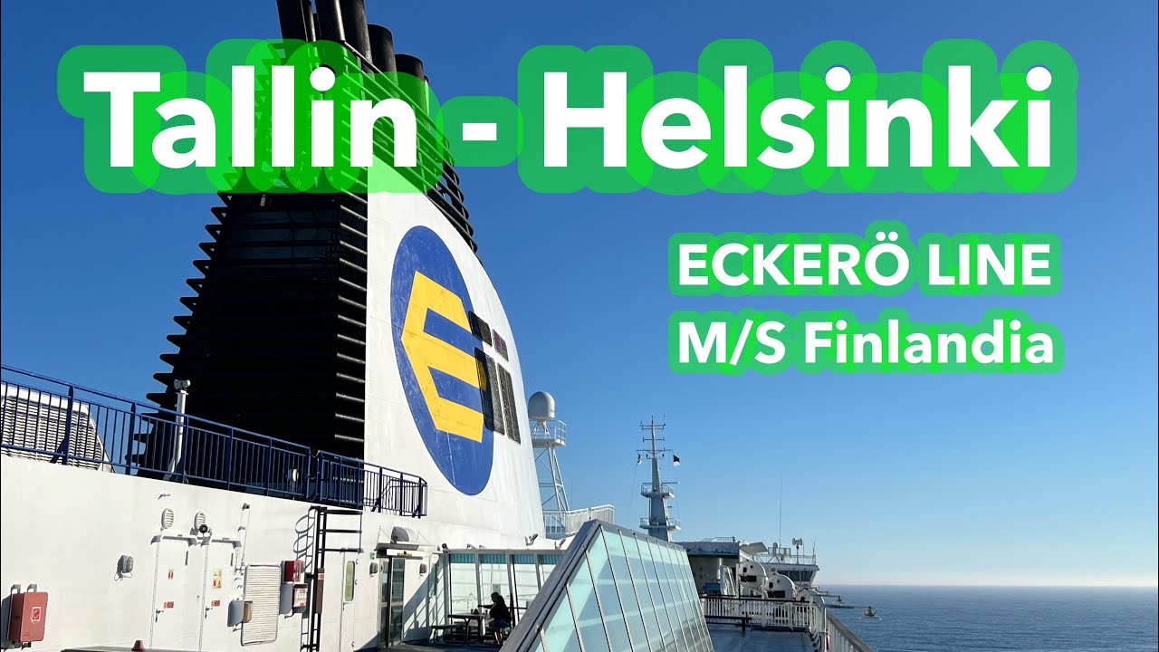 WOW! Take A Tour Of The ECKERÖ LINE Ferry MS Finlandia | 4K