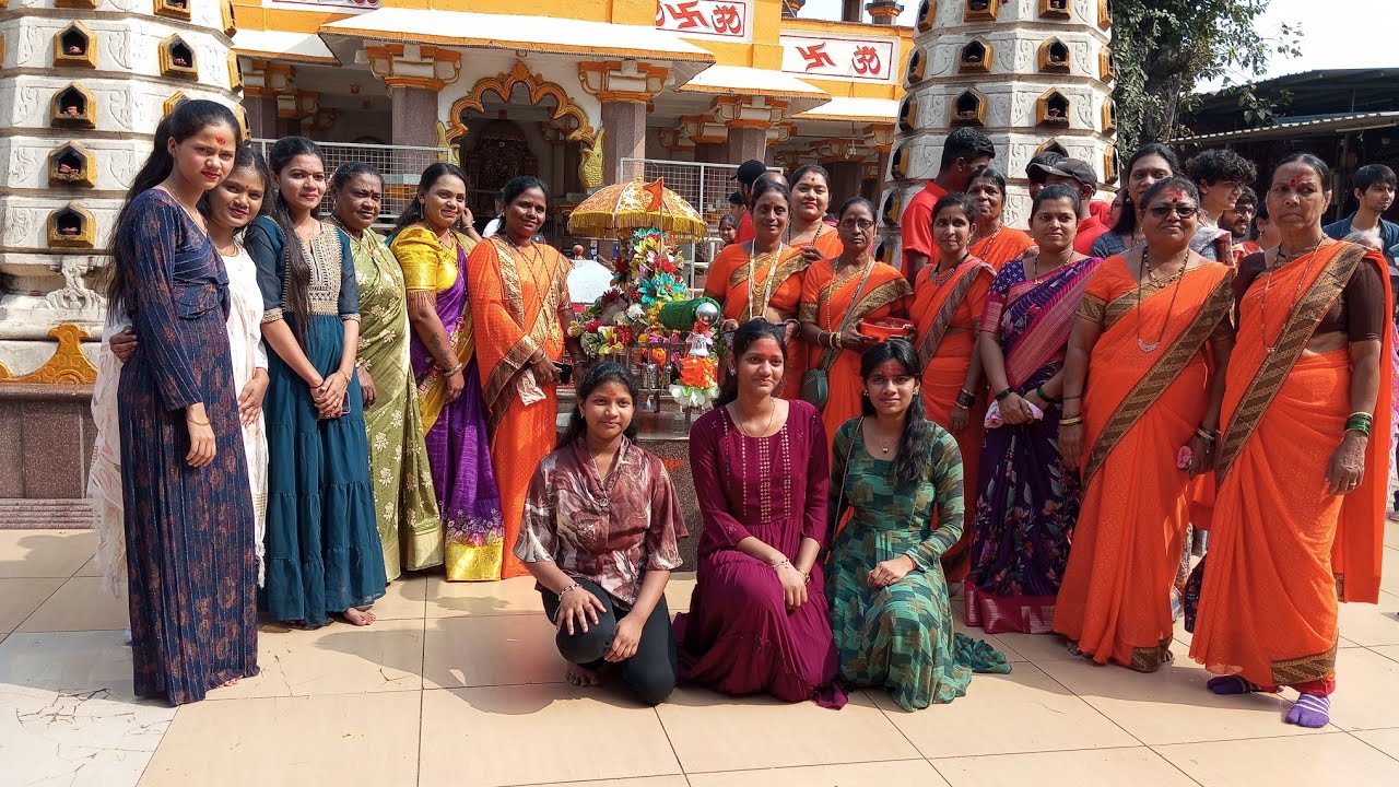 एकत्व सेवा प्रतिष्ठान महालक्ष्मी पदयात्रा २०२५ मोघरपाडा ठाणे भाग १