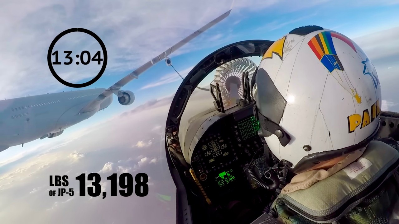How Much Fuel Can a Fighter Jet Take Mid-Air?