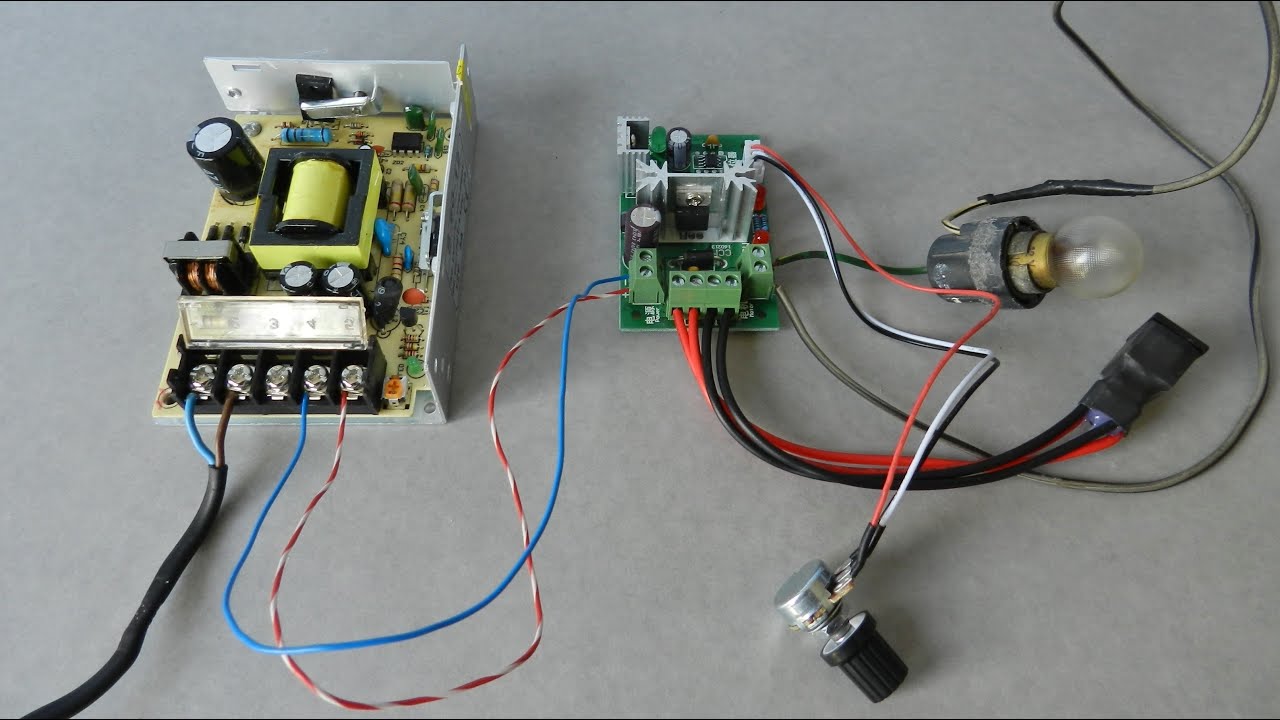 Transfo et variateur de vitesse pour train électrique analogique