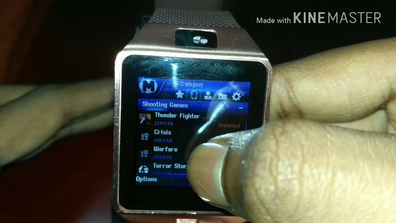 How to install gamezz in DZ09 smartwatch