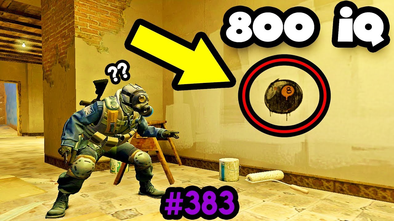 800 IQ GRAFFITI BAIT! - CS:GO BEST ODDSHOTS #383