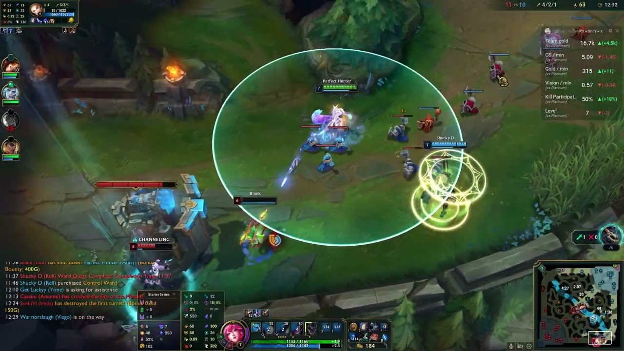 Ahri Bot testing early game 2