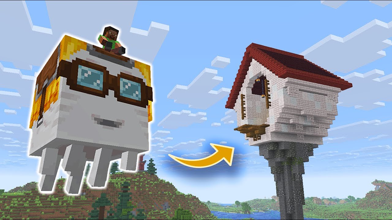 I Built a Happy Ghast House in Minecraft Survival!