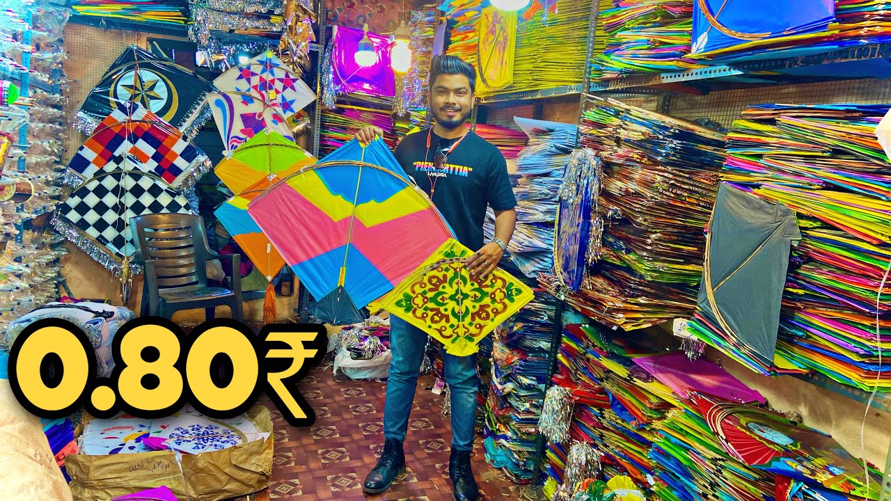 Kalupur Cheapest Kite & Manjha market || Cheapest Kite || Kalupur Kite market 2022 || @Sezu vlogs