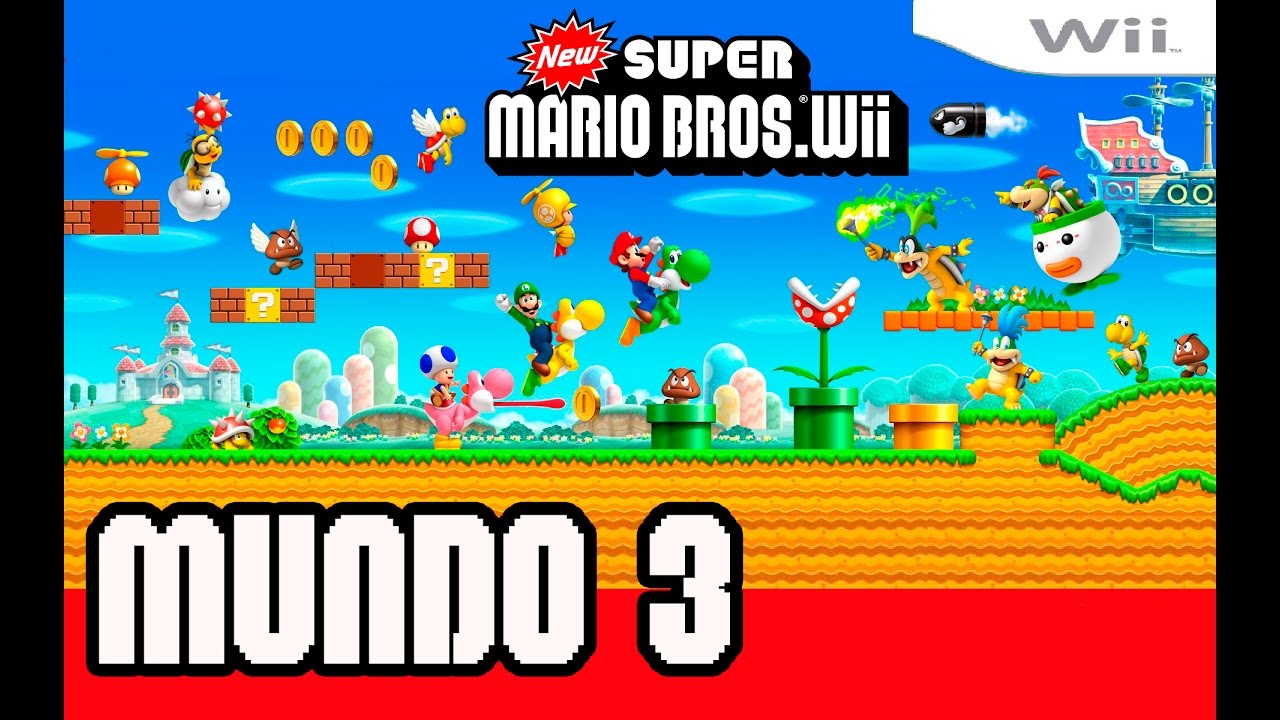 New Super Mario Bros. Wii - Mundo 3