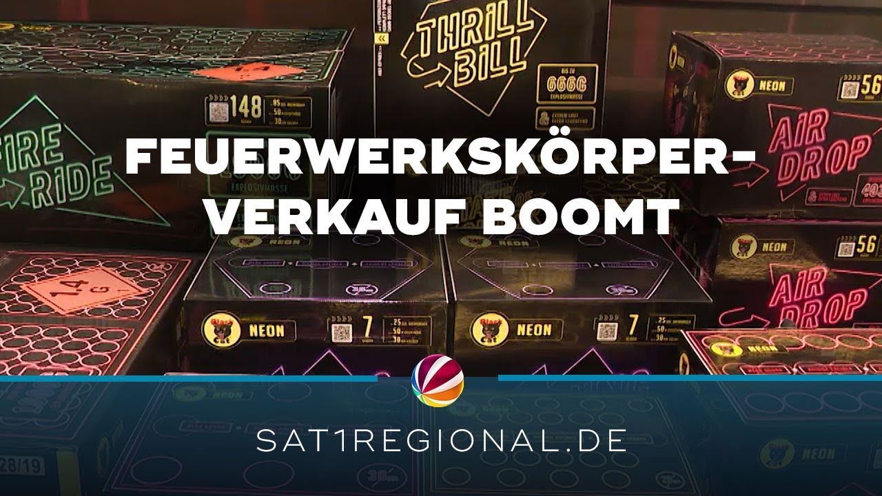Verkauf von Feuerwerkskörpern in Norddeutschland boomt