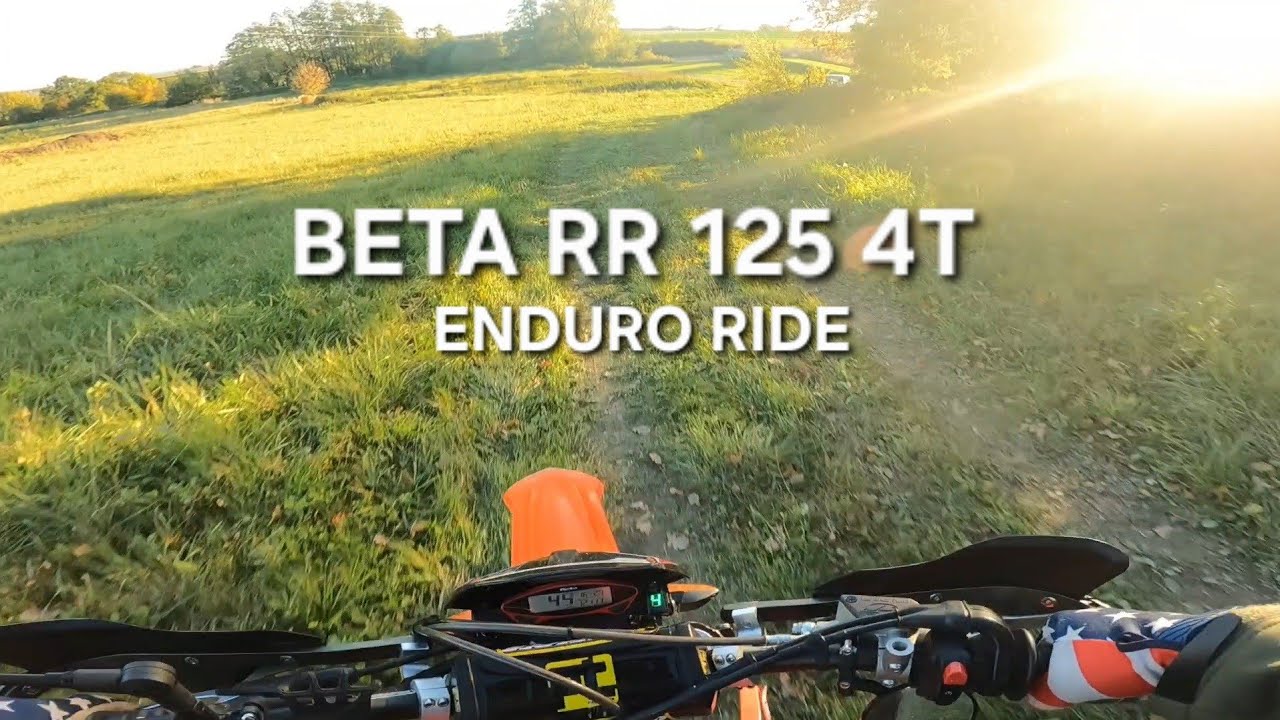 Beta rr 125 4t | ENDURO RIDE | RAW sound