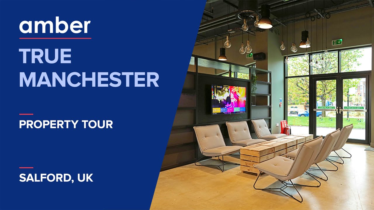 Property Tour | True Manchester  | Student Accommodation in Salford | UK | amber