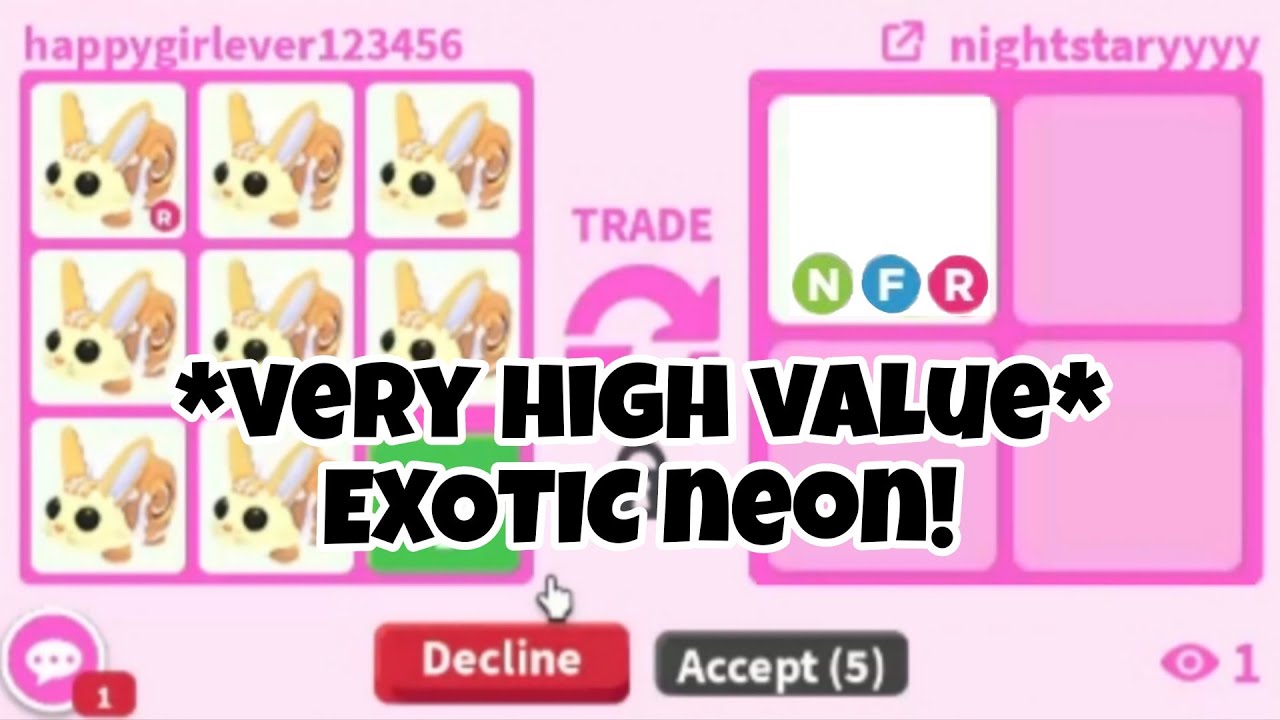 😱😛Oh My Gosh! They GAVE Me VERY HIGH VALUE *EXOTIC* NEON For My *VERY LOW* VALUE BUNNY SWIRLS!😱🔥