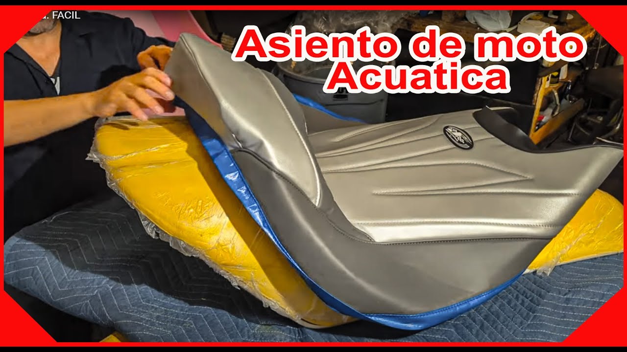 Cómo instalar una funda de moto acuática ya  hecha. FACIL