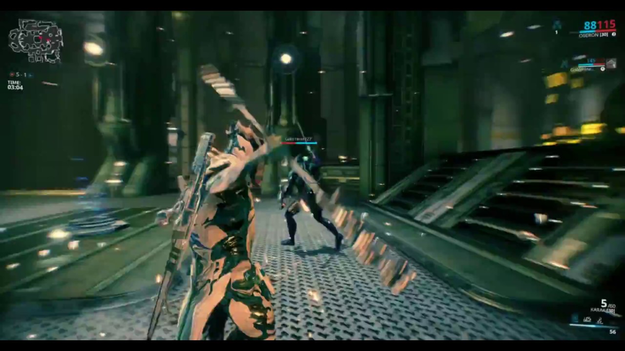Warframe 4v4 Part 1: I'M THE SPINNING LEGEND!!!!