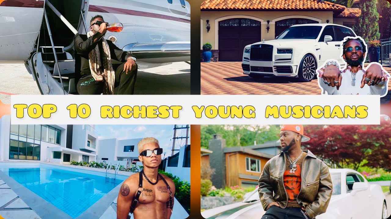 Top 10 Forbes Richest Young Musicians In Ghana 2024 | Flashy cars and Mansions |