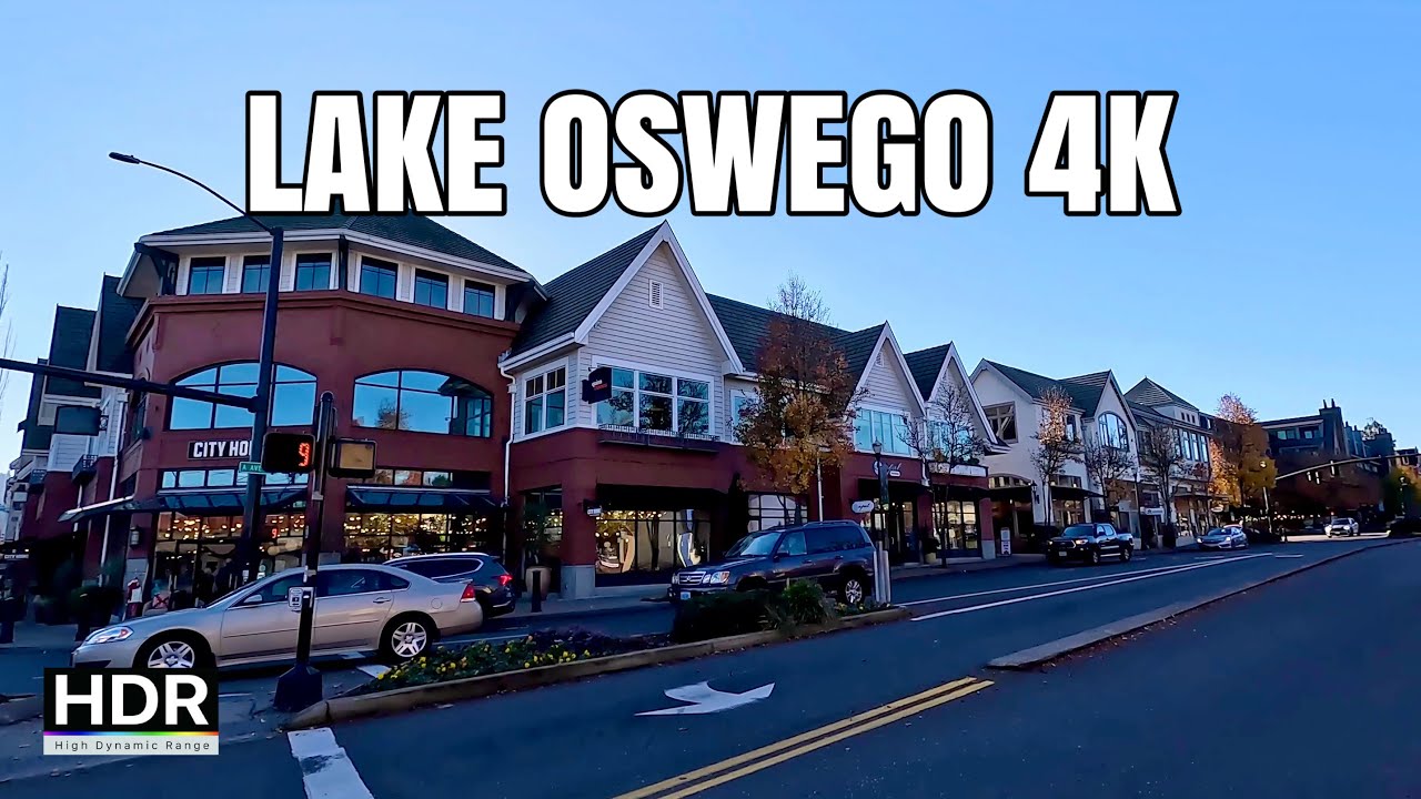 South Waterfront to Lake Oswego 4K Drive By HWY 43
