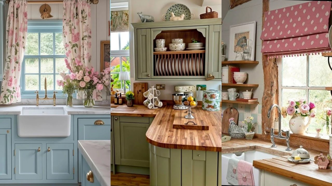 Cozy Cottage Kitchen Inspirations: Transform Your Space with Shabby Chic Charm #kitchen #cottage