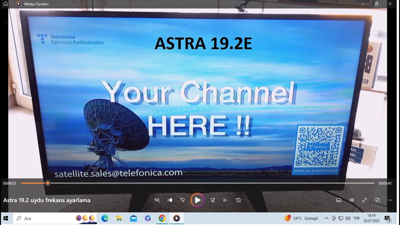 Astra 19 2 uydu frekans ayarlama otomatik kanal arama 📡📺