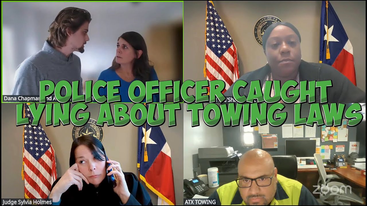 Cop BLOCKED Man From Leaving Just To Tow Him?