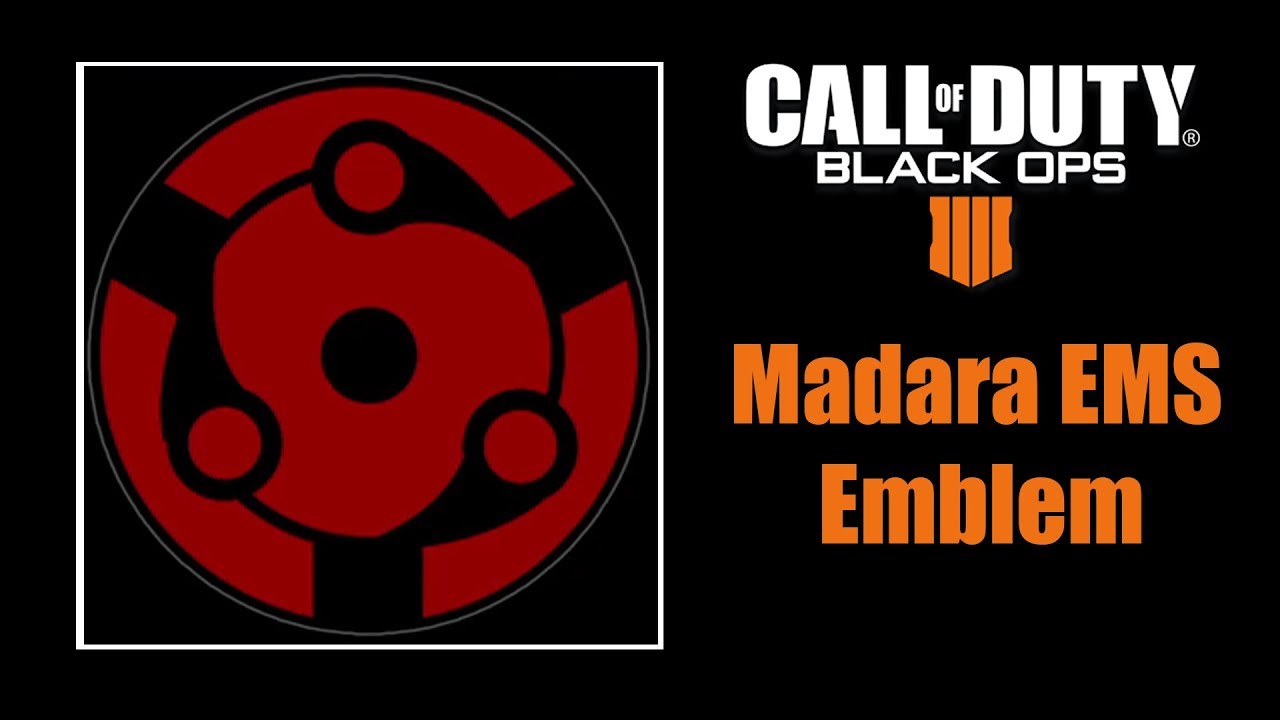 Call of Duty Black Ops 4 Madara Mangekyou Sharingan Emblem