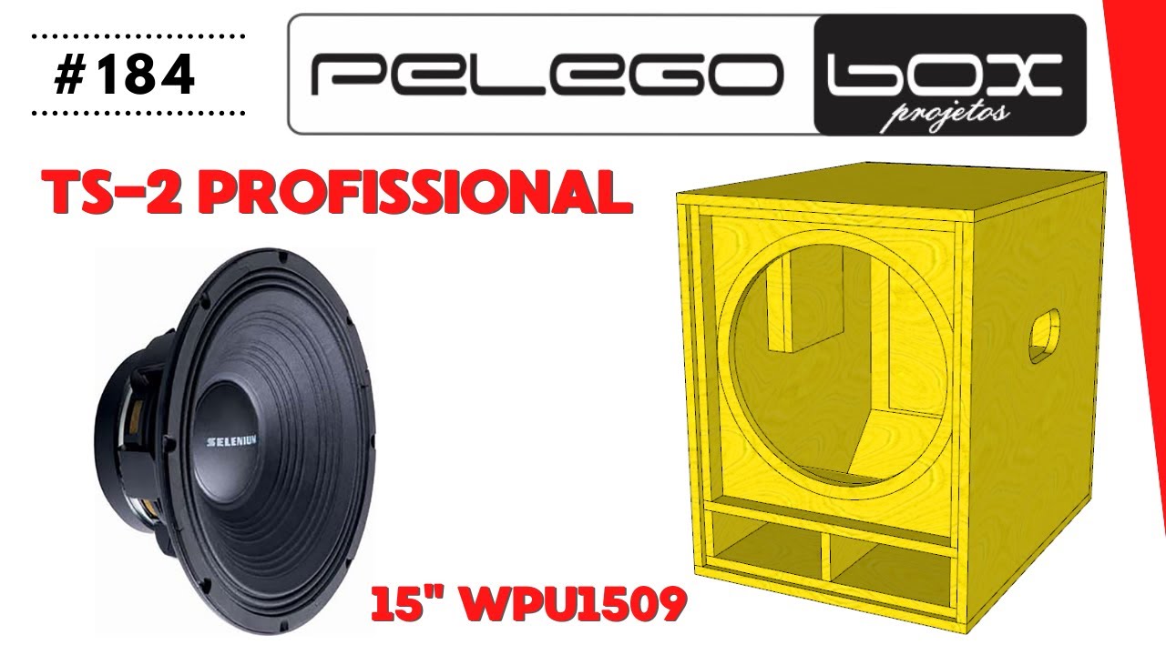 #184 COMO MONTAR FABRICAR FAZER CAIXA DE SOM PROFISSIONAL PELEGO BOX 1 X 15