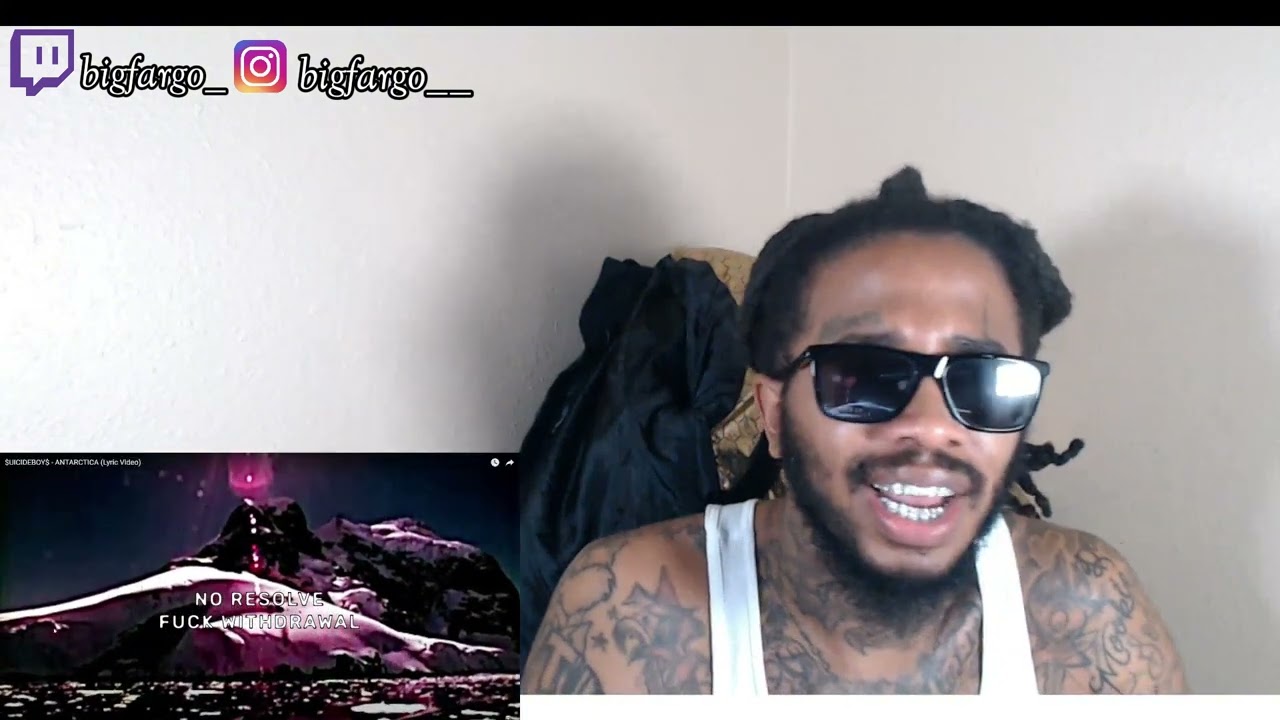 $UICIDEBOY$ - ANTARCTICA (Lyric Video) REACTION
