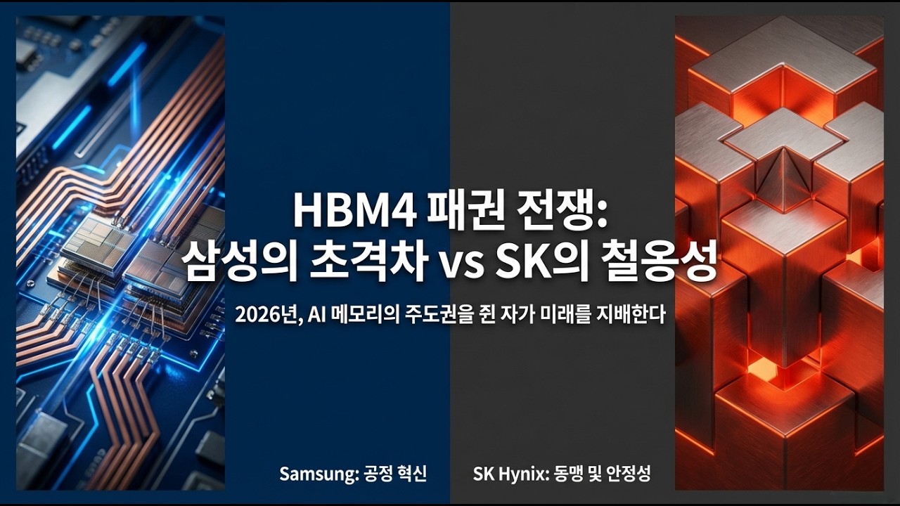삼성전자 vs SK하이닉스, HBM4 전쟁의 최후 승자는?